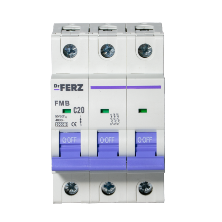 FMB-C 6kA 3P 20 х-ка C Автоматический выключатель